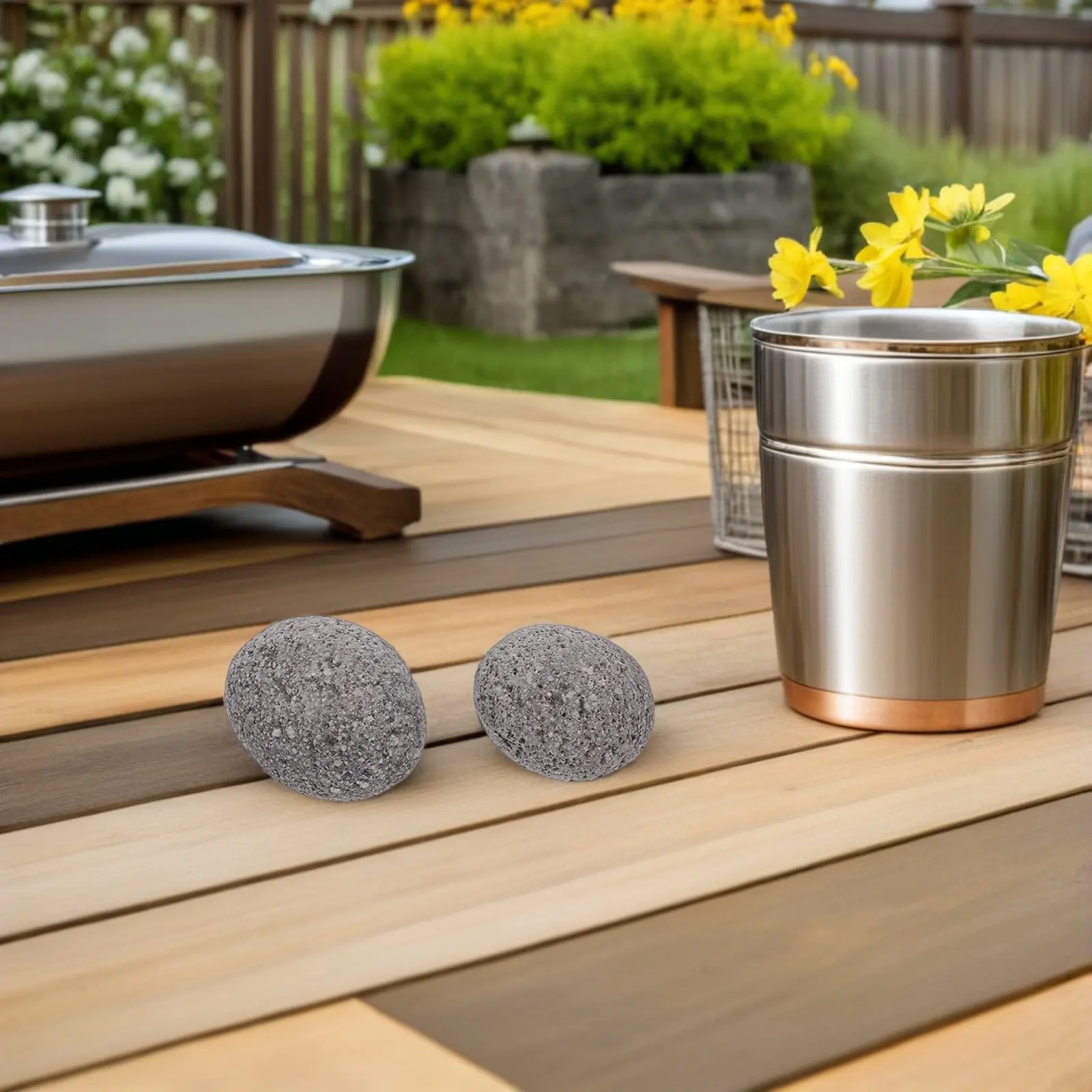 

1 Bag Decorative Lava Stones Natural Pit Filler for Outdoor Fire Table Indoor Fireplace Landscaping