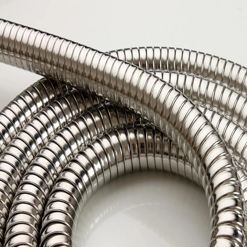 1.2M/1.5M Shower Hose Stainless Steel Bathroom Shower Replacement 1/2 Inch Flexible Hose/Pipe Explosion-proof Pipes