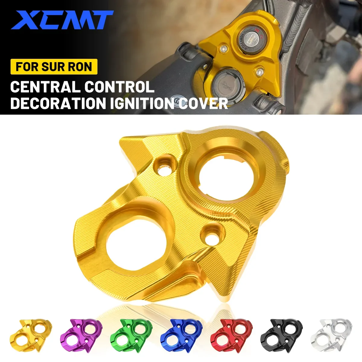 For Surron Parts Motorcycle Central Control Decoration Ignition Cover CNC Aluminum Motocross for SUR-RON Light Bee Electric Bike