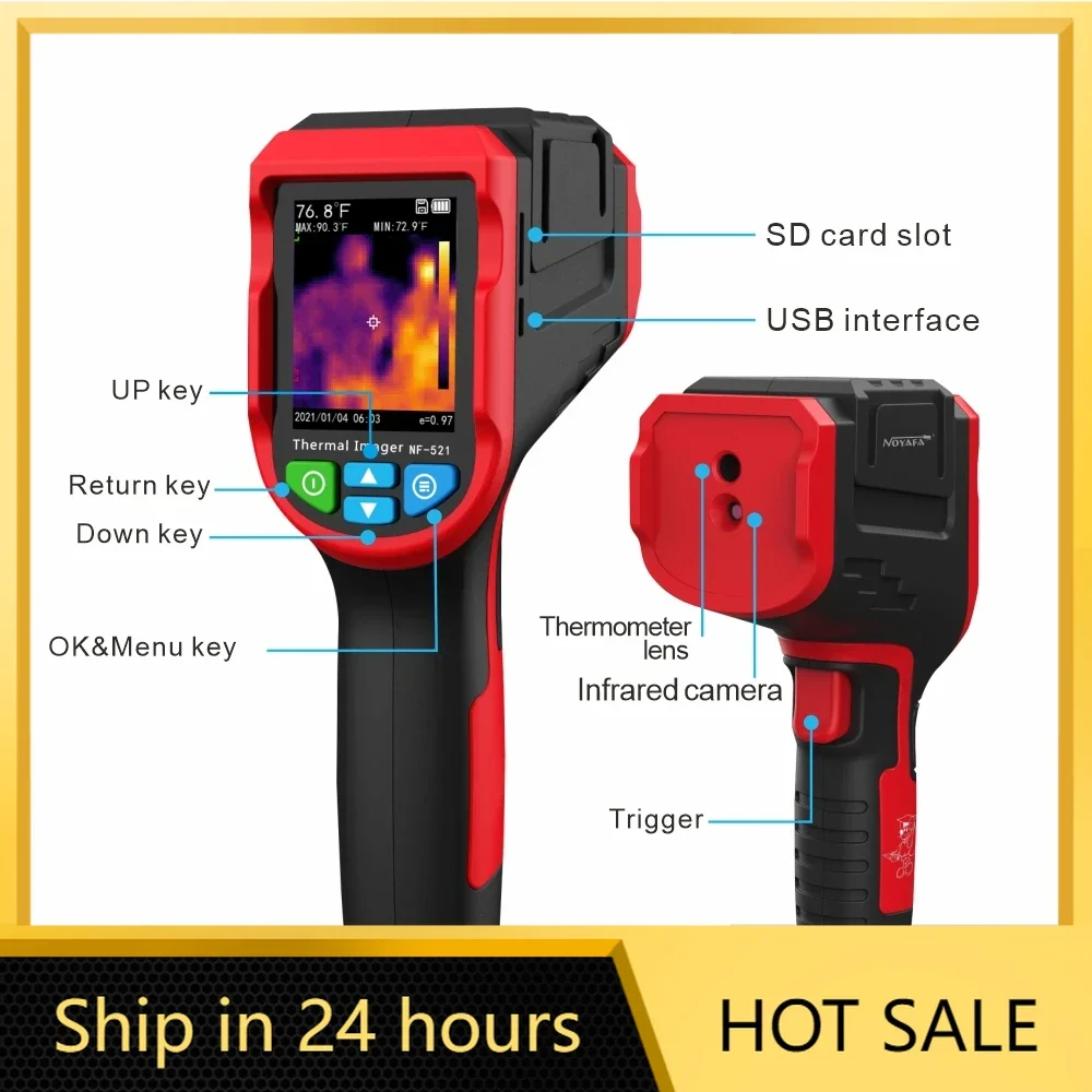 NOYAFA NF-521 Infrared Thermal Imager sensor Temperature thermal imaging camera module 2000 Pixels Imager Floor Heating Detector