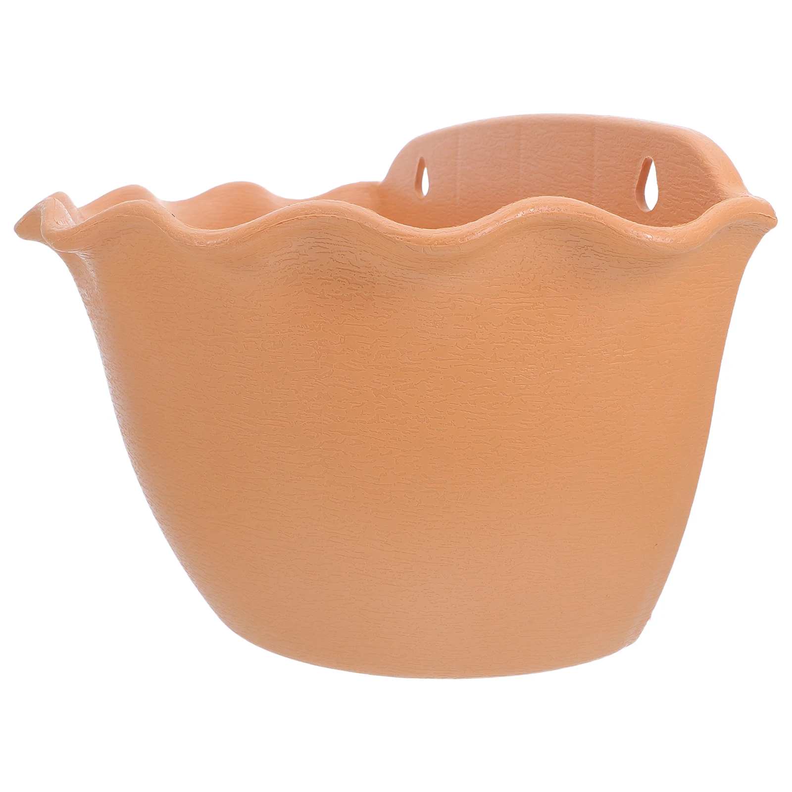 

Semi Circle Wall Hanging Planter Wave Style Flowerpot for Garden Supplies Hanging Bonsai Home Decoration
