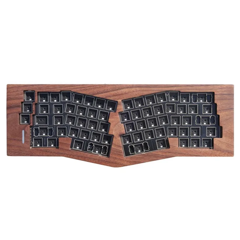 Walnut keyboard 67 keys, customized Bluetooth wireless dual-mode hot-swappable mechanical keyboard