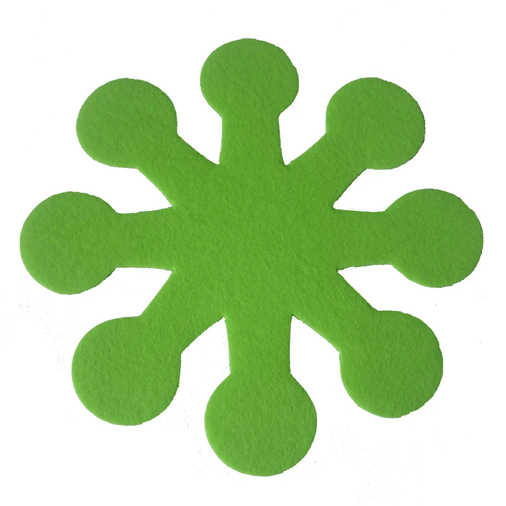 

8 Pcs Eight-petal Flower Pot Mat Easter Coasters Place Mats for Table Placemats Petals Rectangle