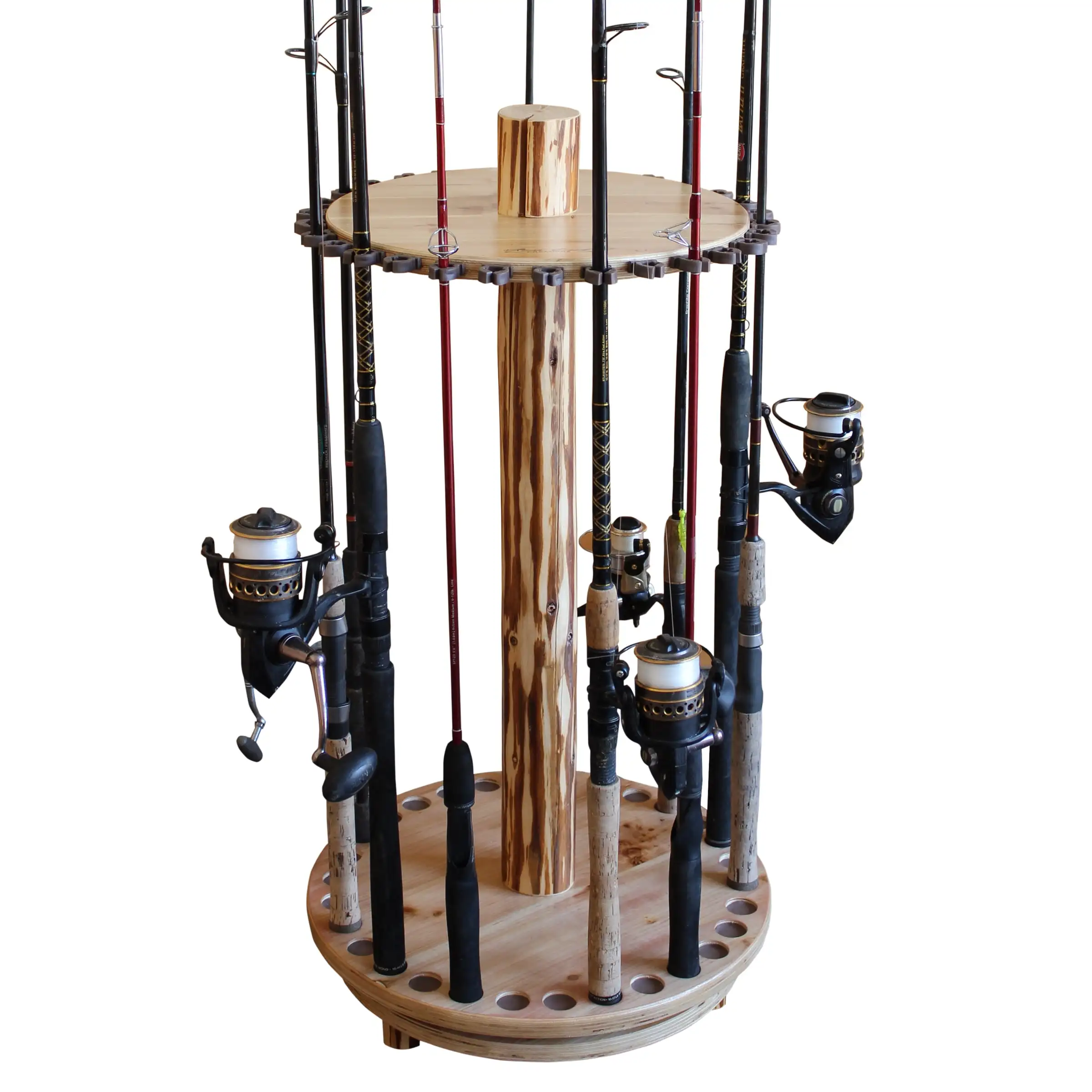

Round Spinning 30 Fishing Rod Rack