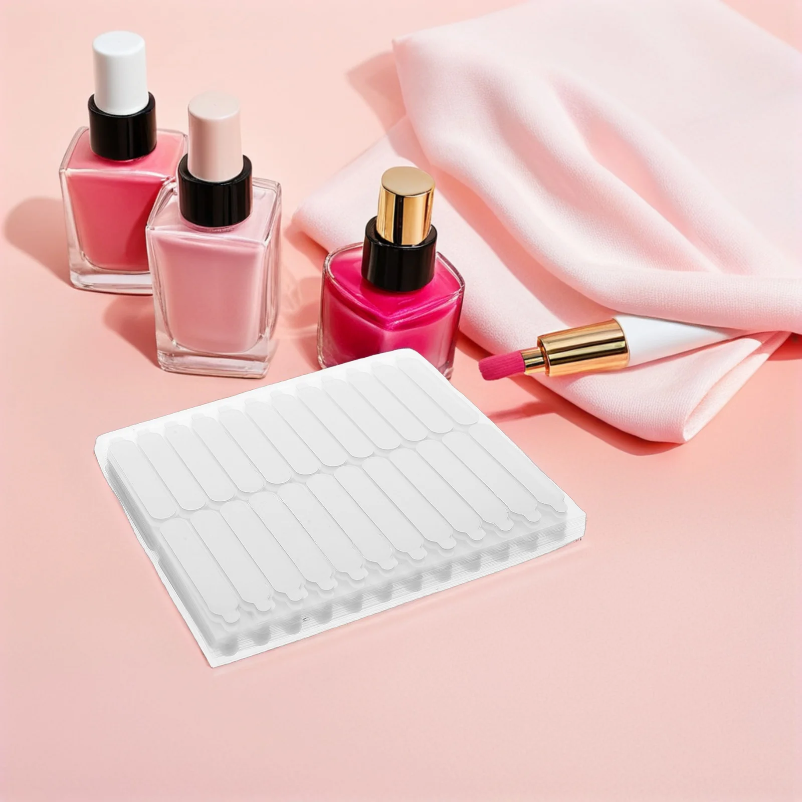 480 pièces ruban adhésif de manucure bandes d'ongles flexibles forte liaison retrait doux pour la maison Salon utilisation ruban à ongles Double face