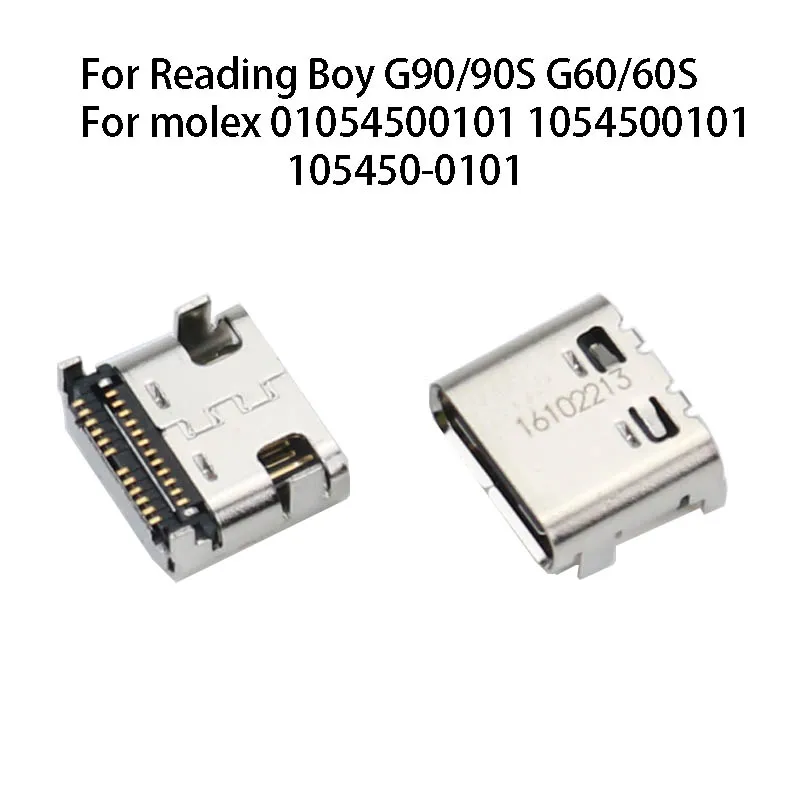 1PC 24-Pin Typ-C USB-Anschluss für Reading Boy G90/90S G60/60S für Molex 01054500101 1054500101 105450-0101 USB-Lade- und Datenanschluss – Detail 1