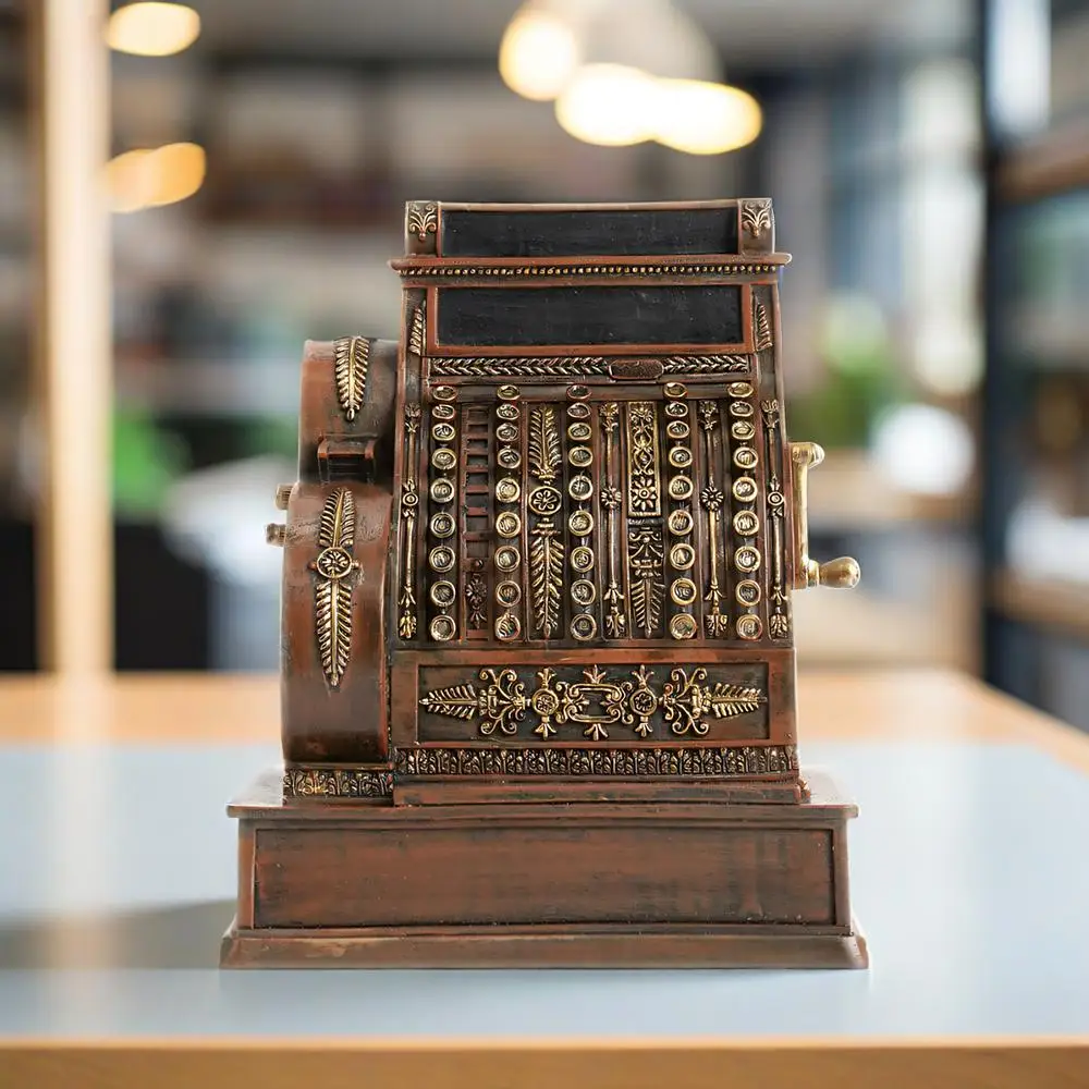 

European style Retro Typewriter Desktop Ornament American style Home Decoration for Study Curio Cabinet Bedroom Living Room