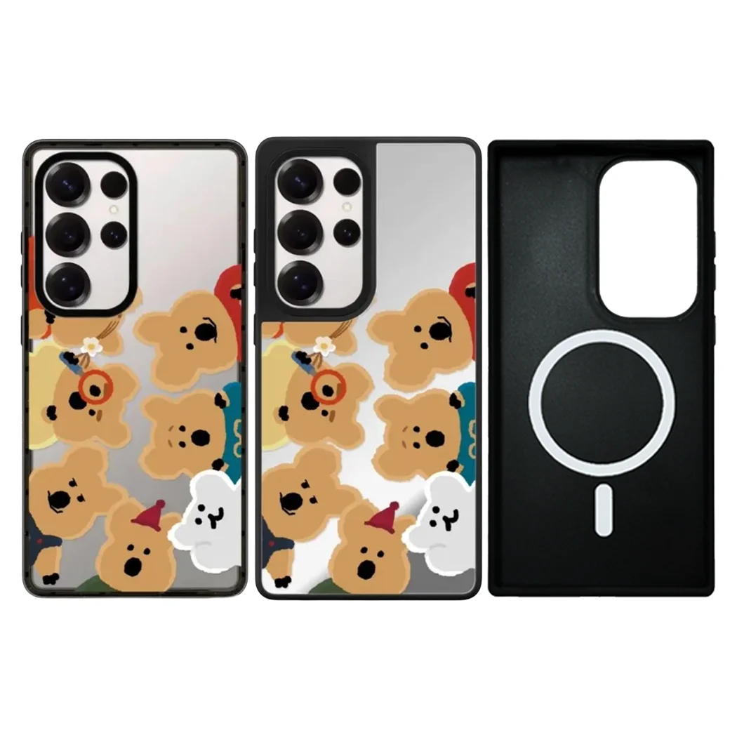 

5120427 Mirror / Acrylic Magnetic Case: Compatible With Samsung Galaxy S23 U S24U S25 Ultra S25+ Plus Shell