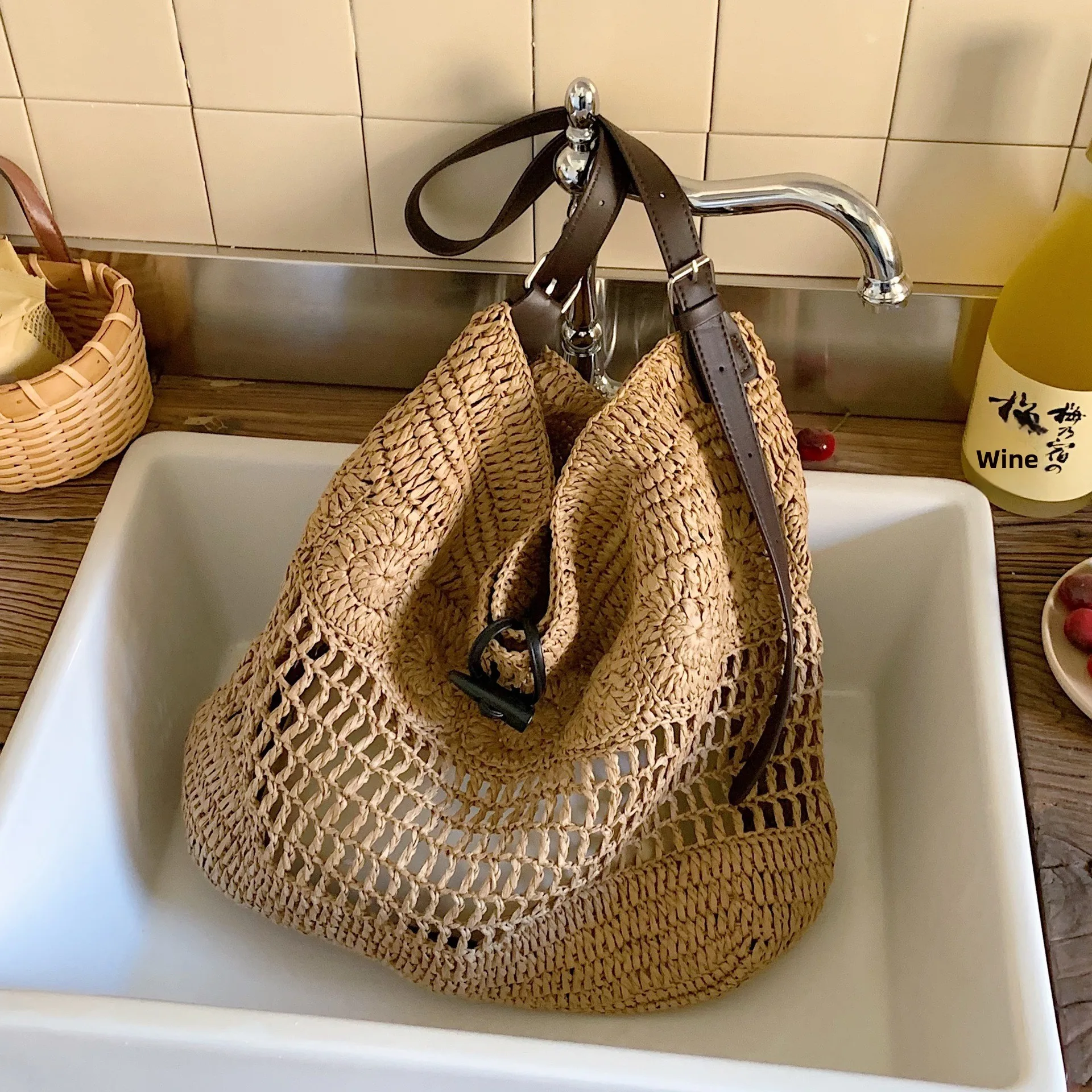 ladies-large-capacity-hollow-out-straw-woven-beach-bag-casual-lazy-style-tote-bag-new-2026-summer-trend-element-no-brand