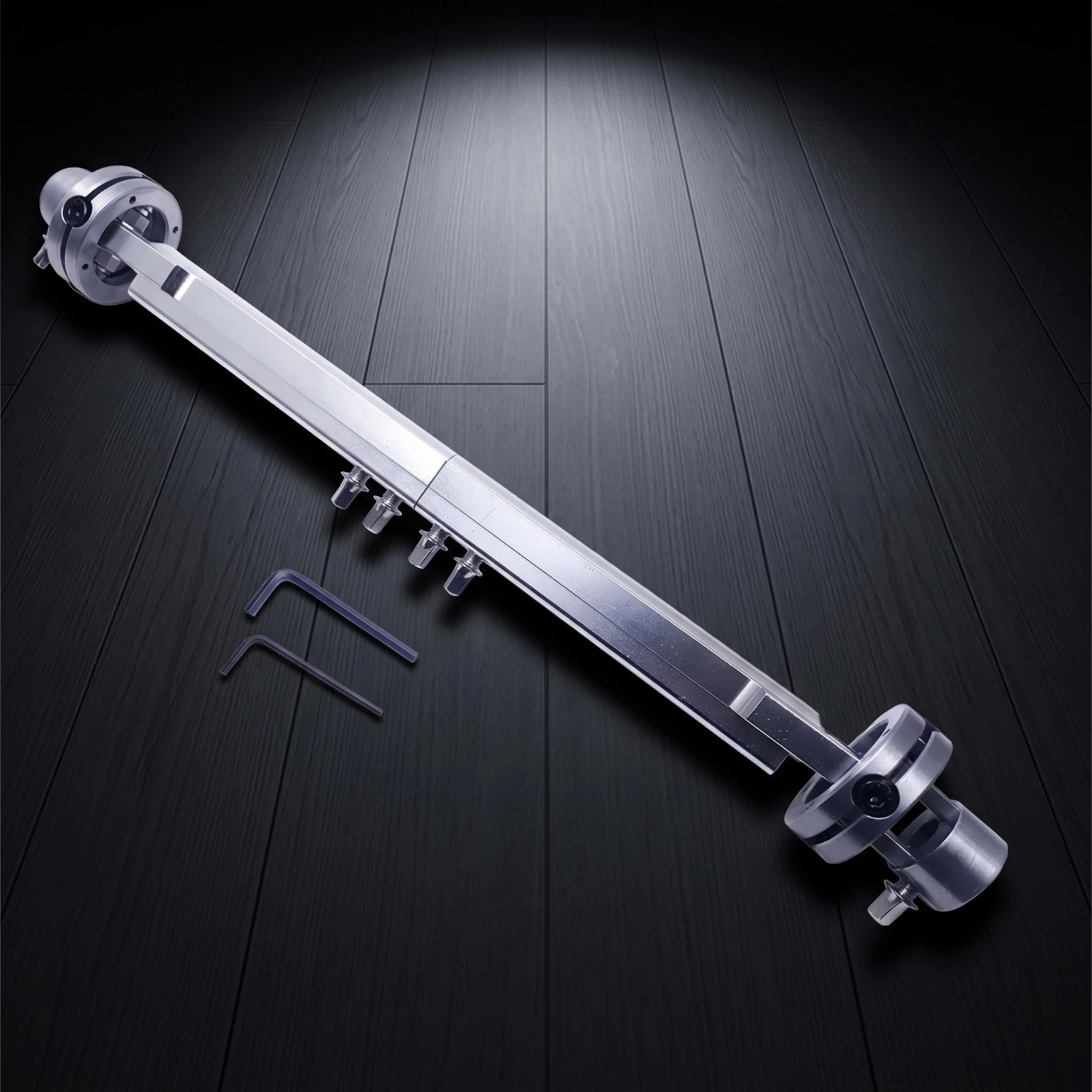 Double Bass Drum Connecting Rod Metal Bass Drum Pedal Linkage Rod Hardware Adjustable Stable for Drummers, Rehearsal Rooms