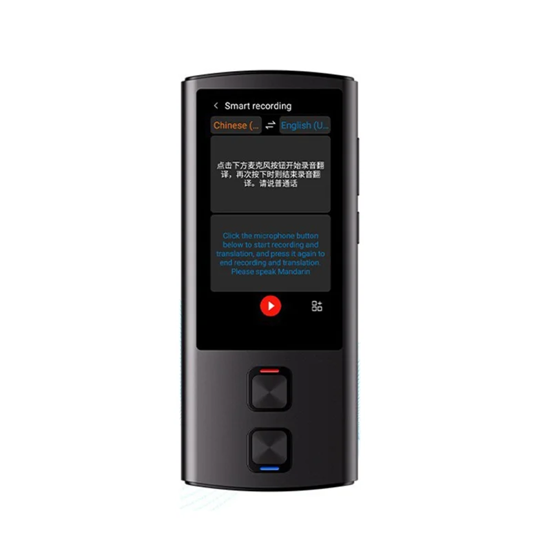 -BOFF T17 138 Traductor de voz bidireccional multilingüe Grabación de traducción de fotos WIFI Chatgpt Compatible con función en línea/sin conexión
