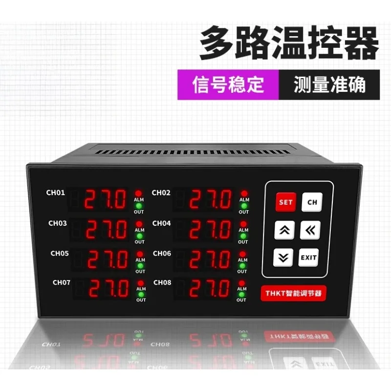 Multi-channel Temperature Controller 2 3 4 6 8-channel Intelligent