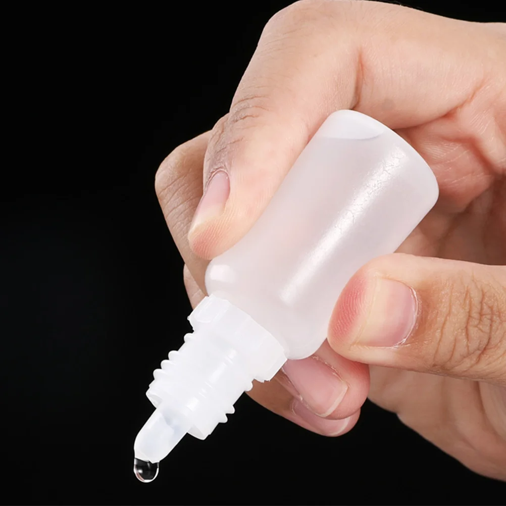 60 Pcs Dropper Eye Bottle Liquid Container 10ml Plastic Bottles Portable Refillable Travel