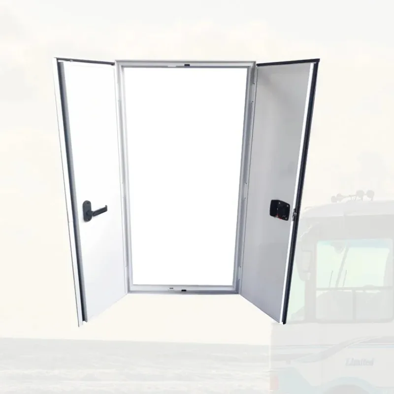 Most Popular Aluminum Alloy Material Doors Open On Both Sides With Black Or White Color With Customized Sizes