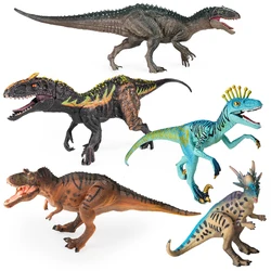 Oenux Jurassic Carnivorous Carnotaurus Figures Dinosaur Brinquedo Tyrannosaurus Model Collection PVC High Quality Toy Kids Gift