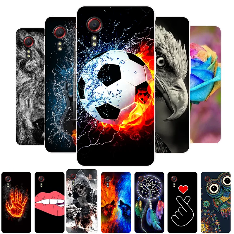 for Samsung Galaxy Xcover 5 Case Football Soft Silicone Back Cases for Samsung Xcover 5 G525F 5.3