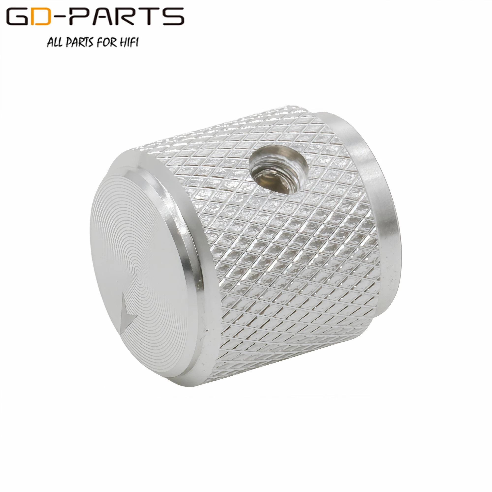 10PCS Solid Guitar AMP Effect Pedal Cabinet Aluminum Knob Button 13x13mm 6mm Shaft Hole CNC Machined Silver Black Golden