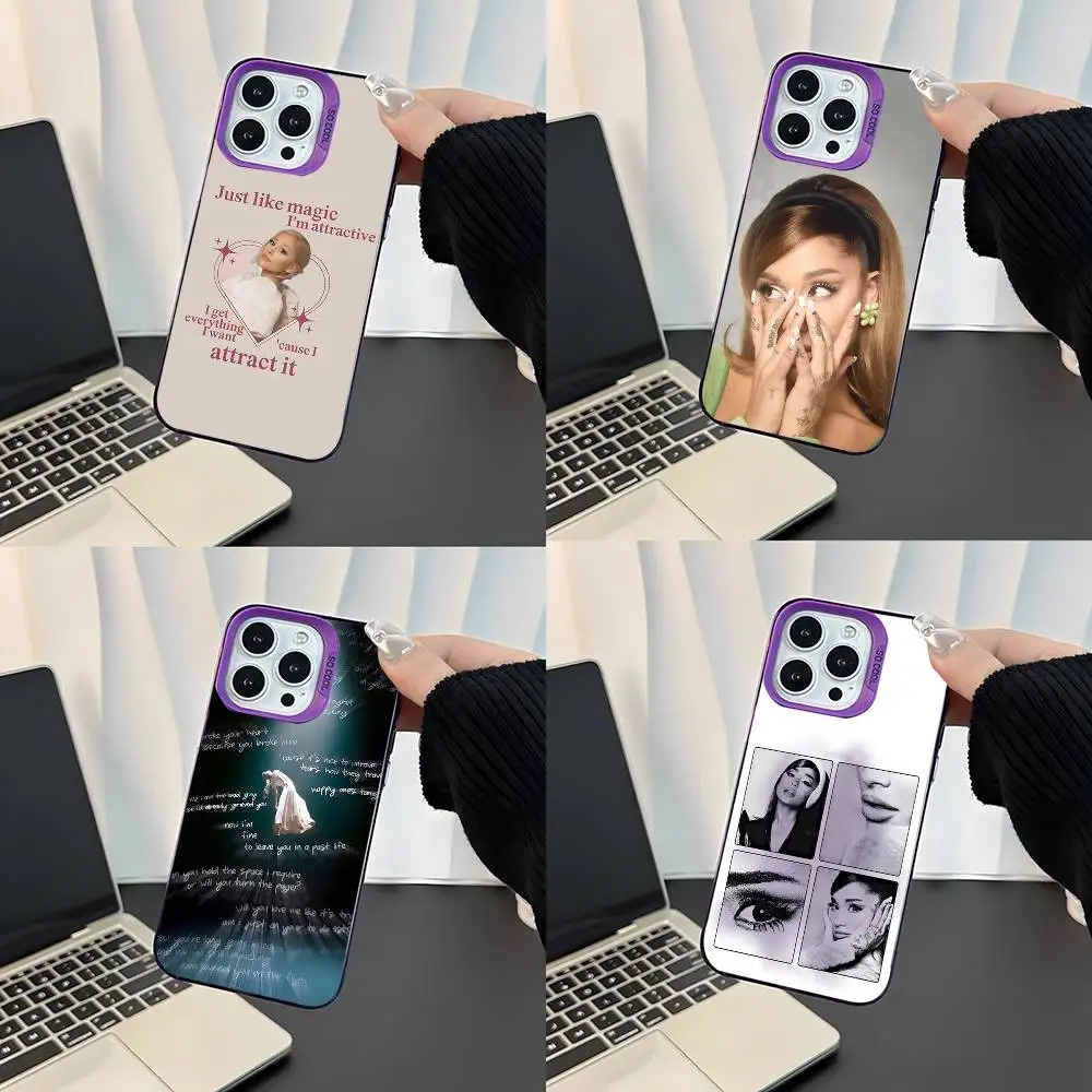 

Brighter Days Ahead A-Ariana Purple Matte Shockproof CoverPhone Case For iPhone 17,16,15,14,13,12,11,Pro,XS,Max,Plus,Mini,SE4,E