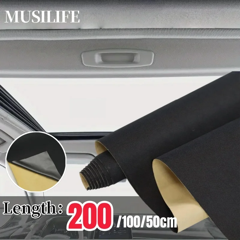 

Thicken Self Adhesive Car Interior Headliner Fabric Repair Patches Car Upholstery Trim DIY Roof Replace Mesh Fabric Material