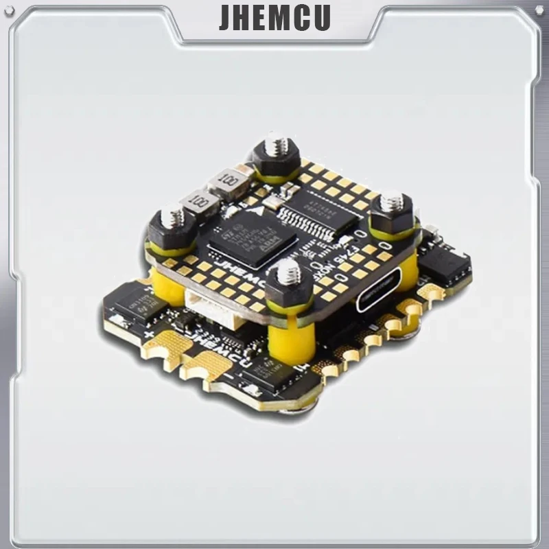 

JHEMCU F745 Mini Flight Controller Stack MPU6000 F745 NOXE Flight Controller BL32 60A 4in1 ESC 3-6S 20X20mm for FPV Drones