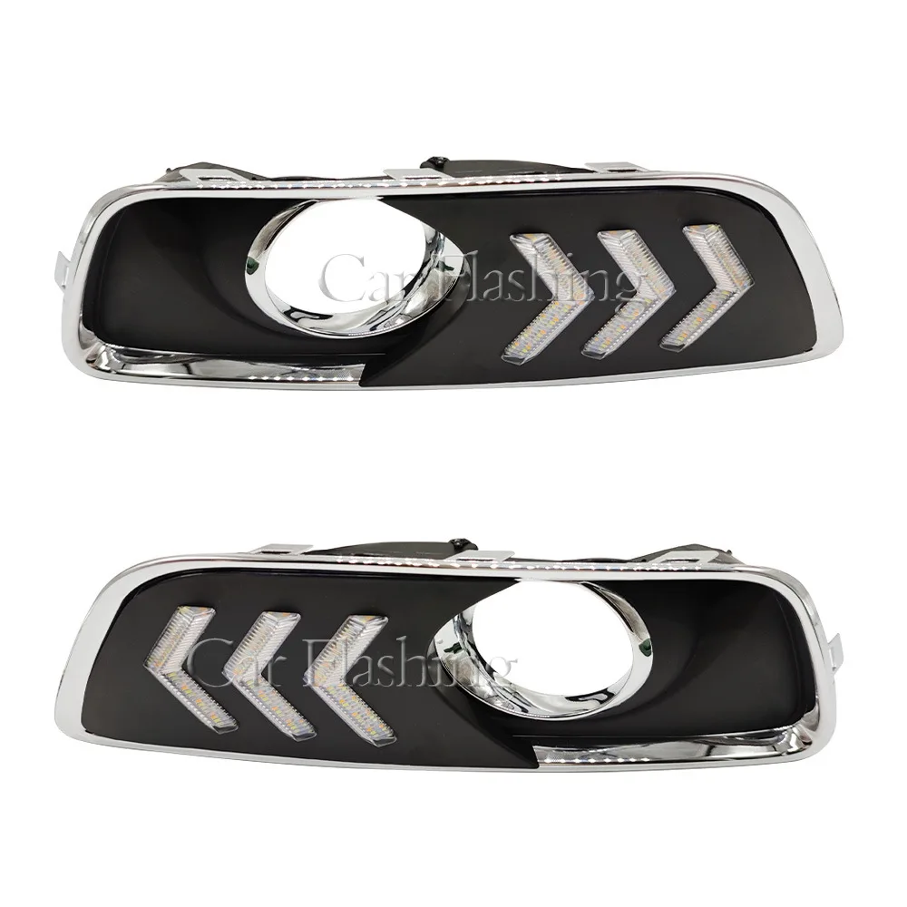 For Chevrolet 12-15 Malibu daytime running light modification special LED daytime running light flow direction