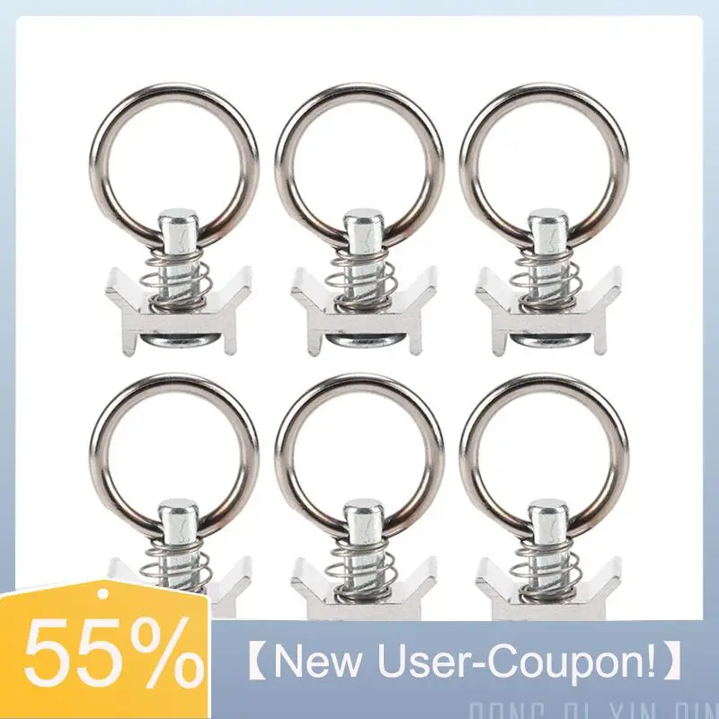 

A81M New- 6 Pieces Of Stainless Steel Rings, Speaker Hooks, Hanging Rings, Aircraft Frame Hanging Parts Spare Parts Light Pendan