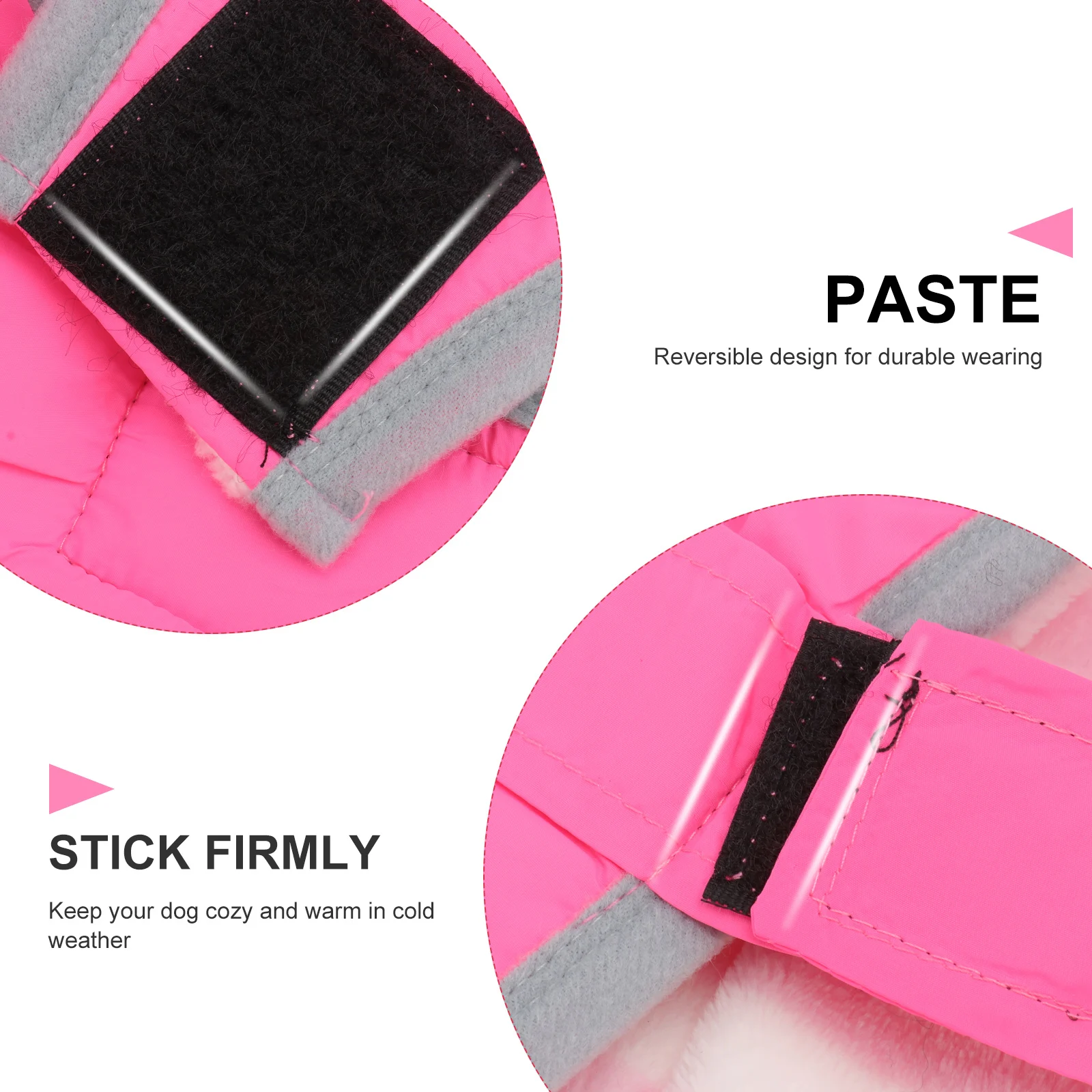 

Reflective Dog Clothes Warm Insulated Jacket Winter Vest Pet Apparel Reversible Waterproof Fleece Lining Stylish Design