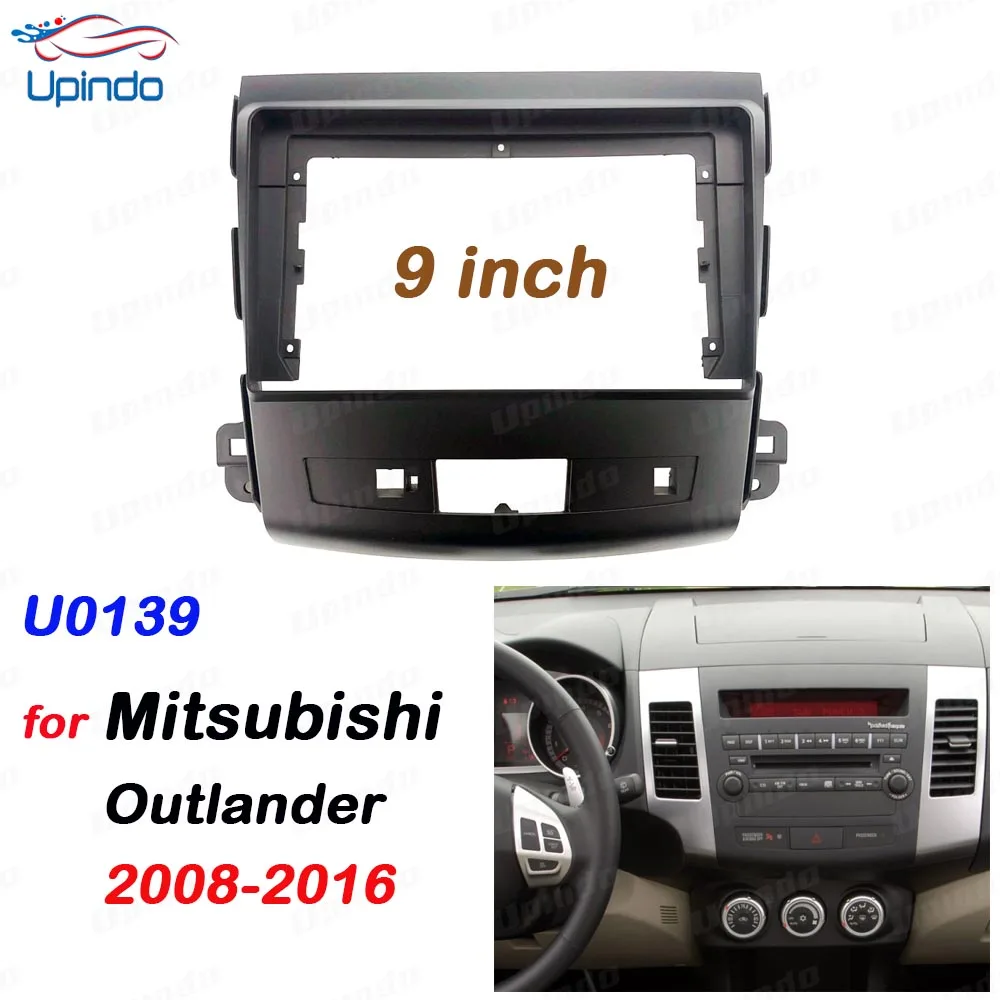 

Автомобильные аксессуары: пластиковая рама лицевой панели 2 Din 9 дюймов для Mitsubishi Outlander 2008-2016 гг. | с Android-радио DVD GPS MP5 Dash Kit