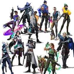 Game Figure Valorant Sage Killjoy Jett Sova Cypher Salvia Acrylic Stand Model Plate Desk Decor Standing Sign Figures Fans Gifts