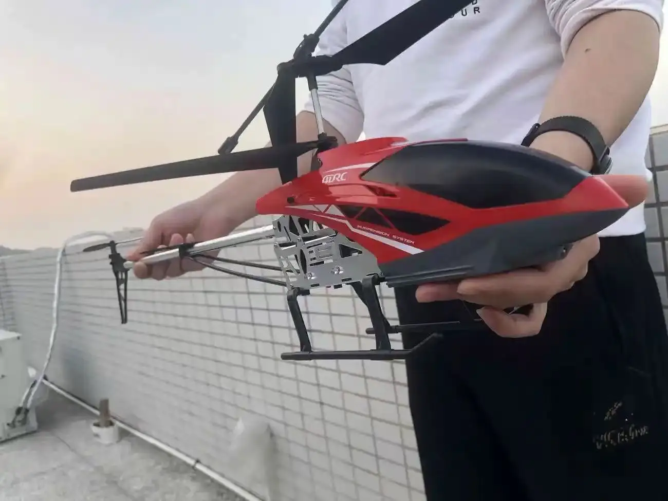 80cm Large RC Helicopter Drones with LED Light remote control airplane plane Children Outside Flying Toy Boy adult birthday gift