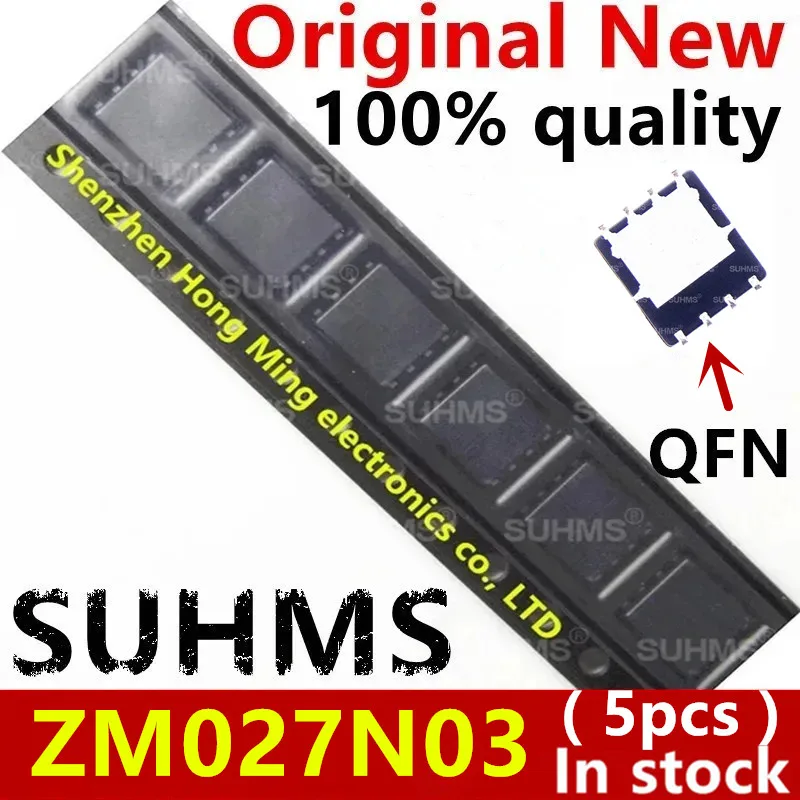 (5 Buah) Chipset ZM027N03N ZM027N03 QFN-8 Baru 100%