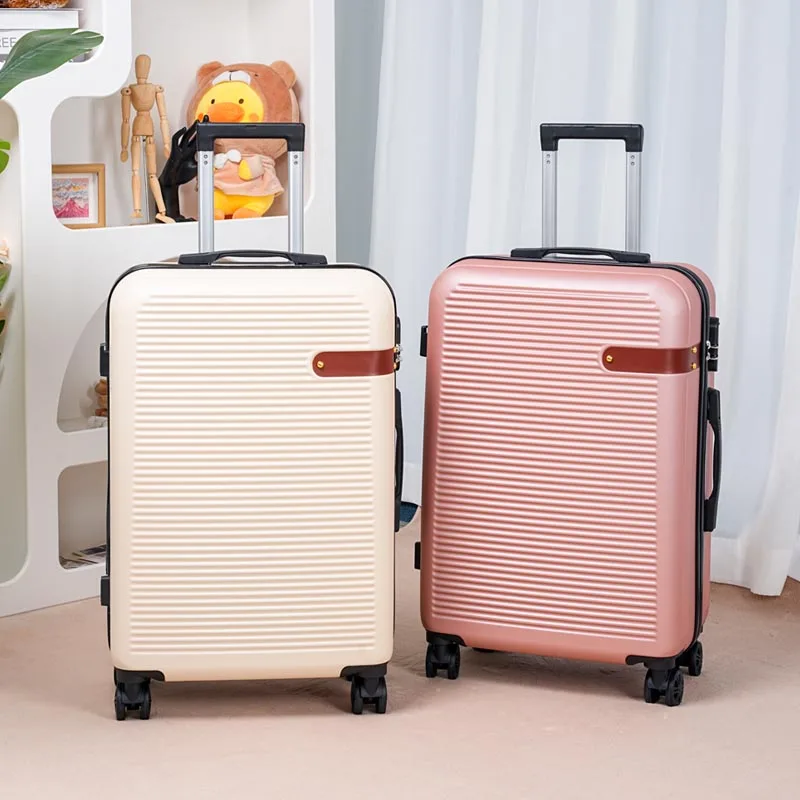 

Портативный легкий 20-дюймовый чемодан для ручной клади с комбинированной дорожной сумкой на колесах, прочный кожаный чемодан