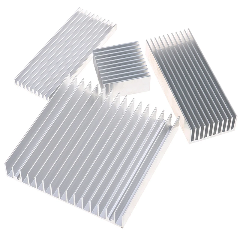 Extruded Aluminum Heatsink For High Power LED IC Chip Cooler Radiator Heat Sink 40×40×20mm/100×40×8mm/100×40×20m/100×100×18mm