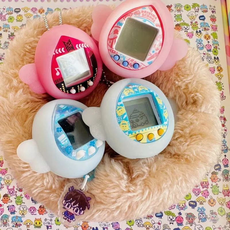 Capa Protetora Fofa para Tamagotchi Nano Angel com Orifício Tipo C, Asas Nano, Capa à Prova de Poeira, Pingente de Celular, Decoração, Brinquedos Infantis, Presentes