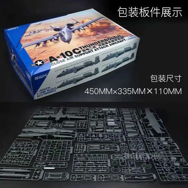 Assembly Model Great Wall Hobby L4829 1/48 A-10C Thunderbolt II Close Air Support Attack Aircraft