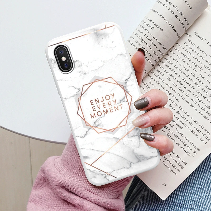 Fashion Marble Cover For iphone X XS MAX Soft Protective Cases Silicone Coque Bumper Fundas For iphone X XSMA iphoneX Shell Bags