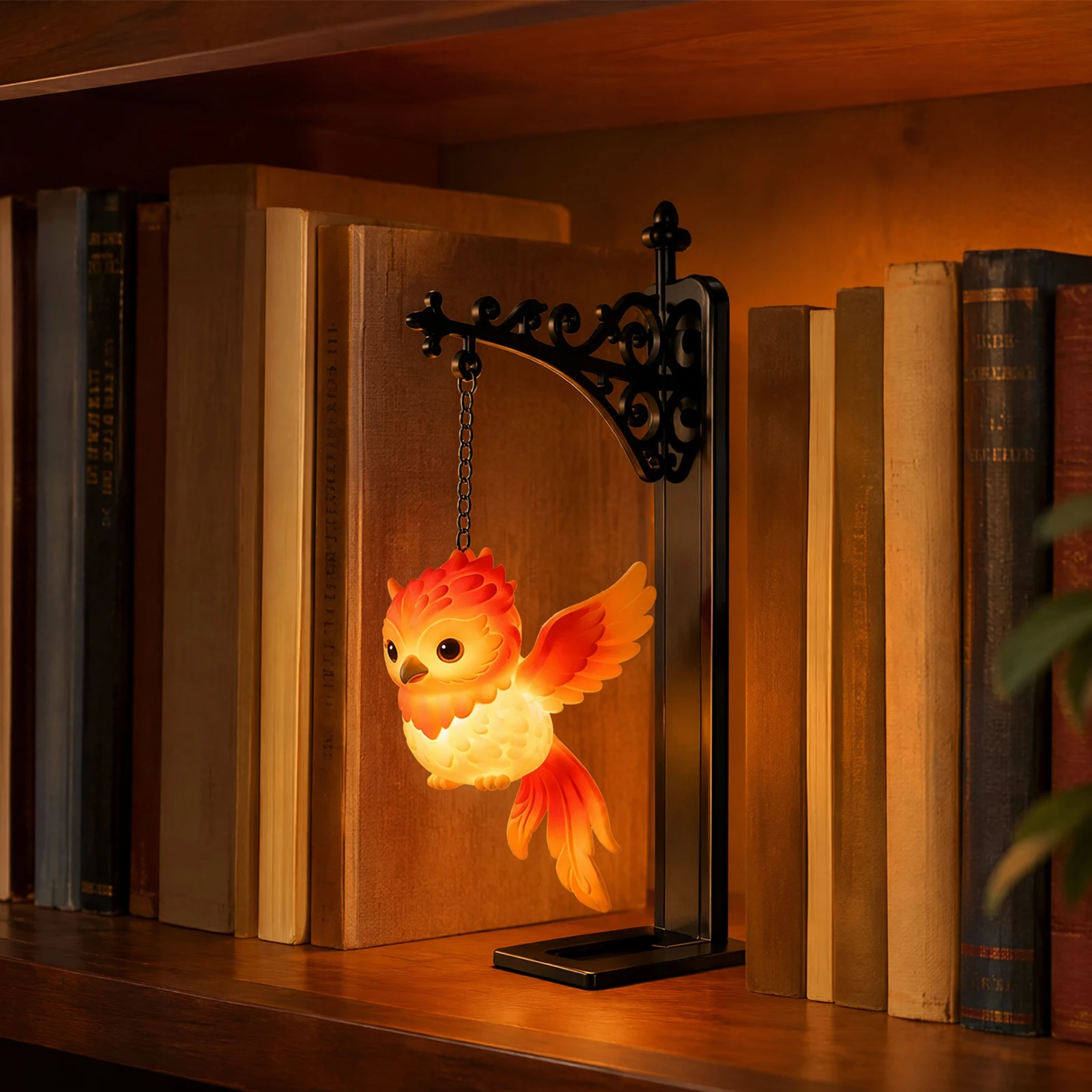 Iron Owl Bookend Lamp Metal Sh - Home Office And Library ulasan dan harga