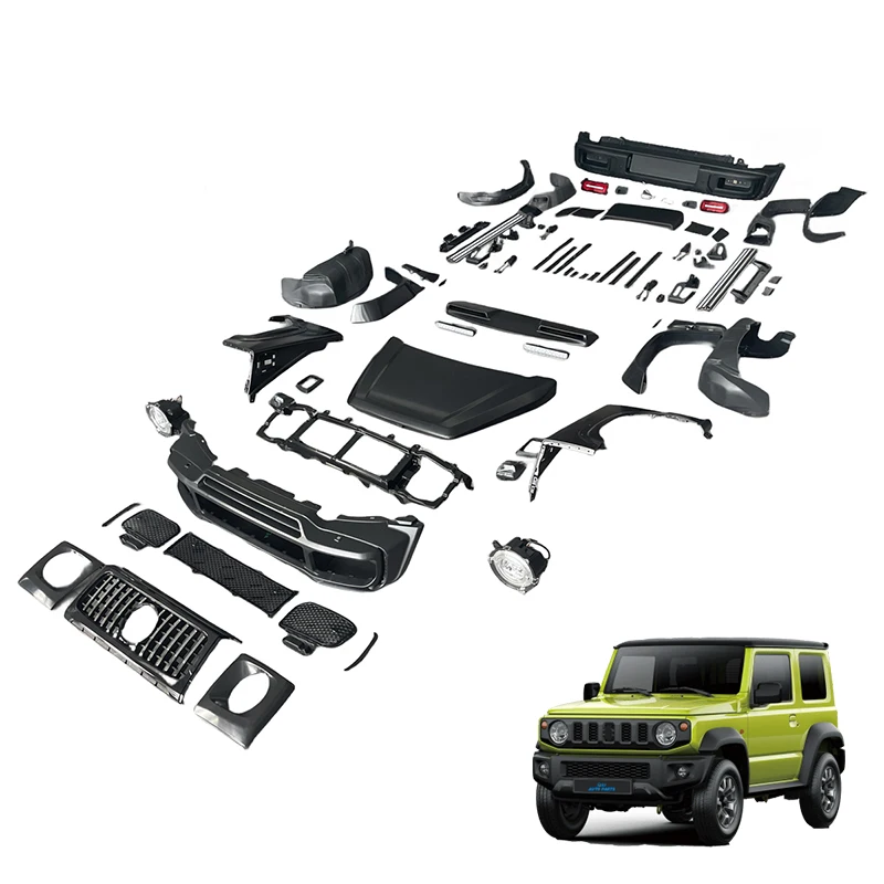 Auto Parts Amg Style Body Kit Front Rear Bumper Hood Fender For G63 Amg Style Body Kit For Suzuki Jimny 2020 2021 2023