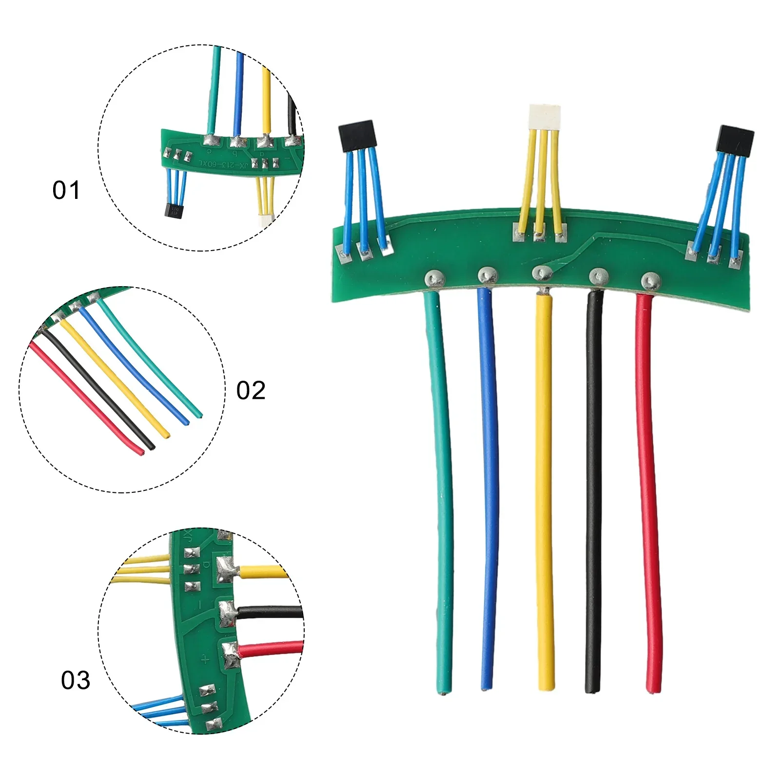 Electric Bicycle Hall Sensor PCB Board Element 120 Degrees 41F PCB Board Motor Hall For 2wheel  Differential Motor Accessories