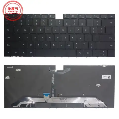 Clavier d'ordinateur portable pour HUAWEI MateBook X Pro MACH-W19 MACH-W19C MACH-W19B MACH-W19BL MACH-W19L MACH-W29 MACHR-W29 MACHR-W29B