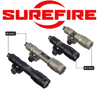 SureFire M300 M600 M300A M600C Tactical Flashlight 400lm/600lm White LED Light Fit 20mm Rail Hunting Weapon Airsoft Accessories
