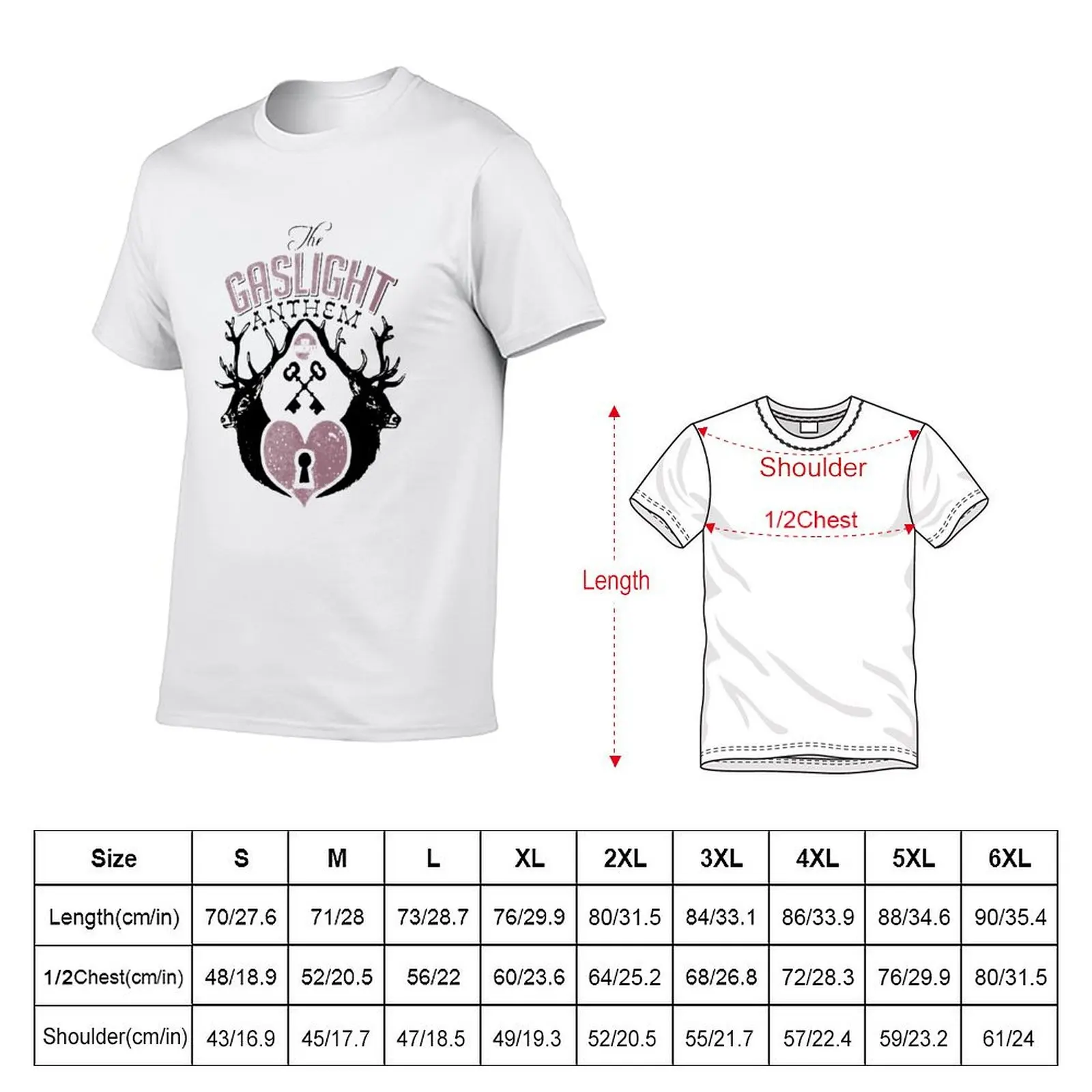 The Gaslight Anthem T-Shirt Plus Size Loose Short Sleeve Top