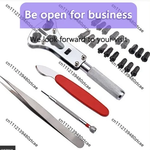

Watch Case Opener, 3-Prong Watch Back Cover Remover, Tri-Wrench Watch Repair Tool with Case