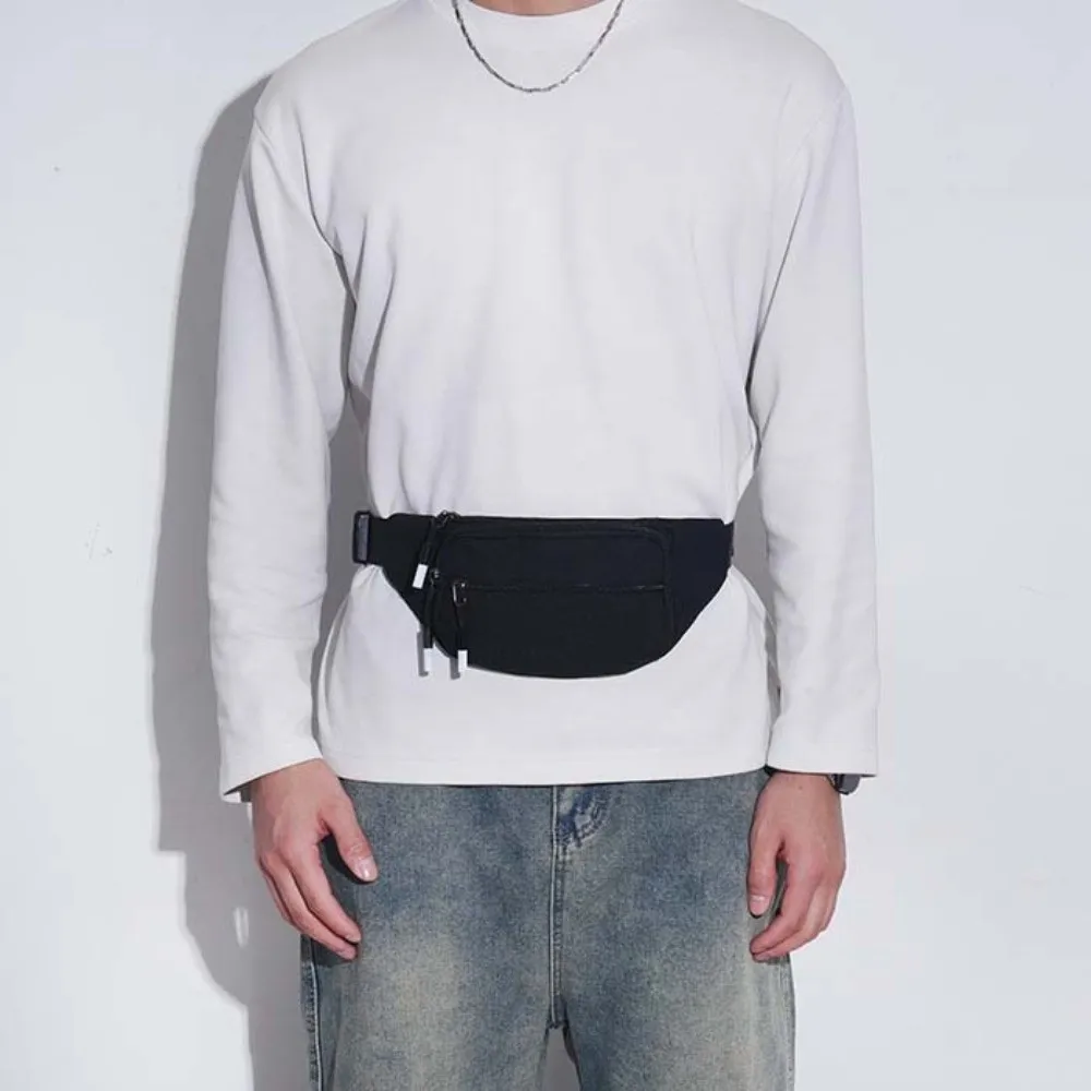 

Sports Style Crossbody Chest Bag Multi-function Wear-resistant Men Fanny Phone Pack Lightweight Belt Pouch Bag Running Waist Bag