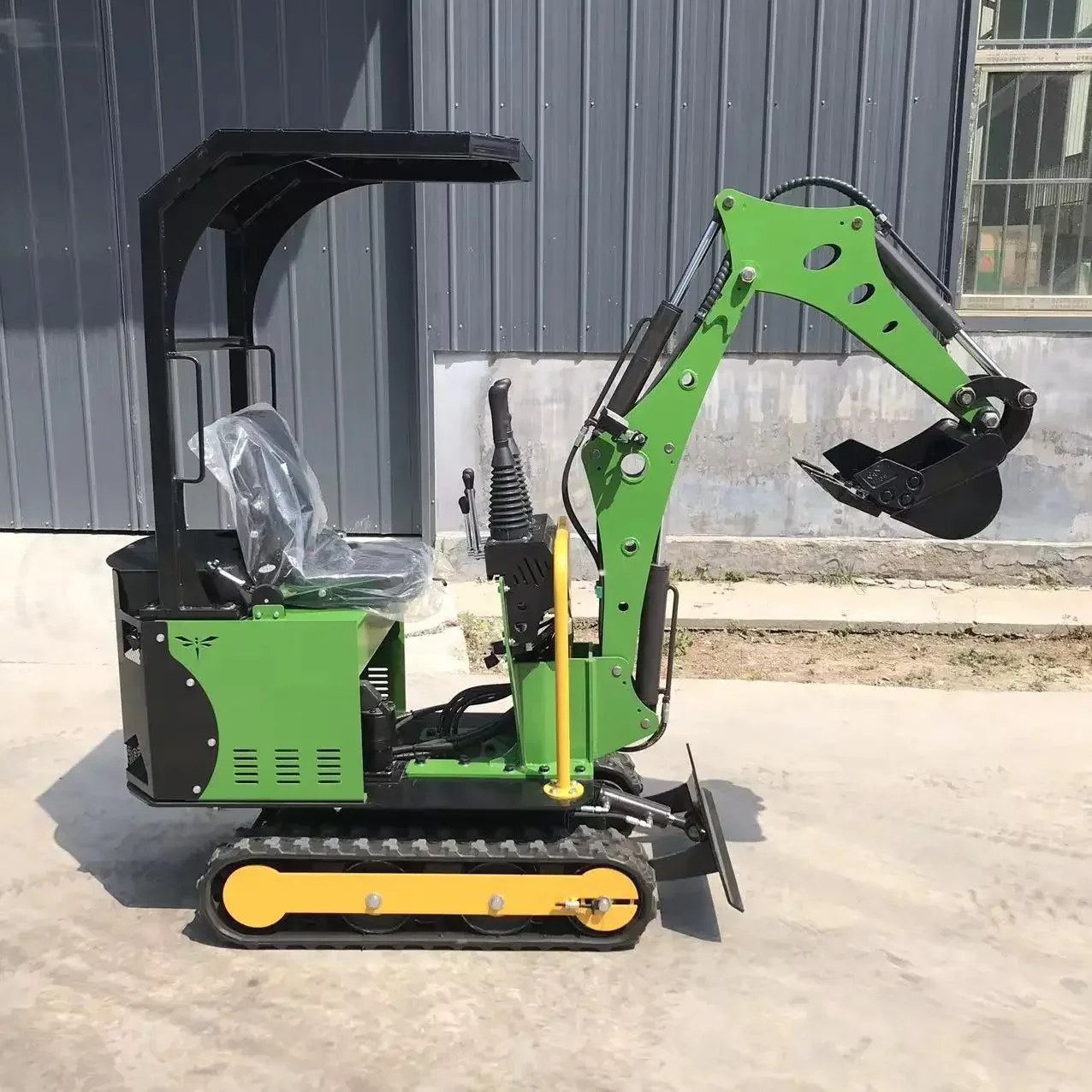 Miniexcavadora hidráulica de 0,8 toneladas para construcción de carreteras, microexcavadora pequeña ensacadora, miniexcavadora multifuncional personalizada