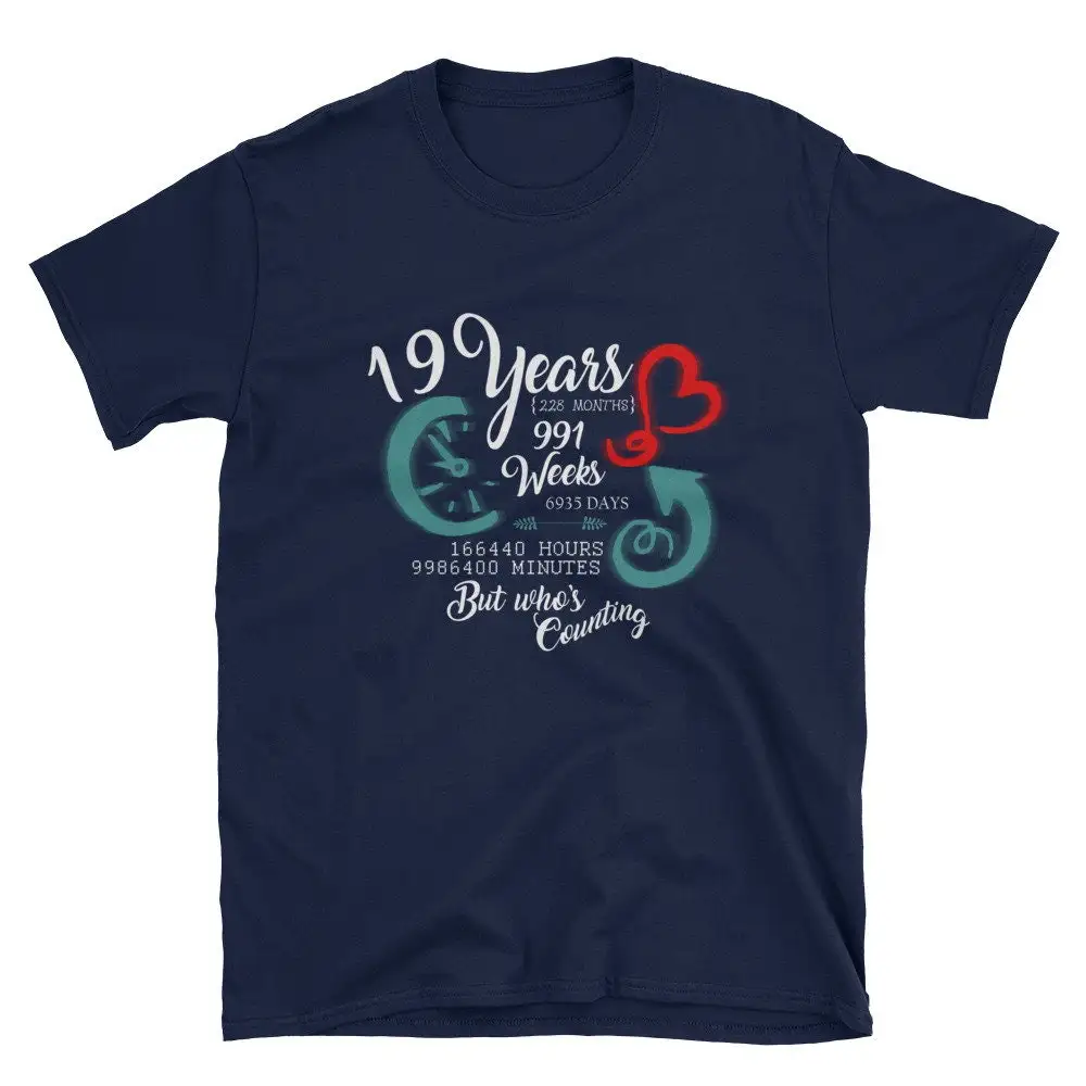 Anniversary 19th T Shirt 19 Years Wedding Marriage