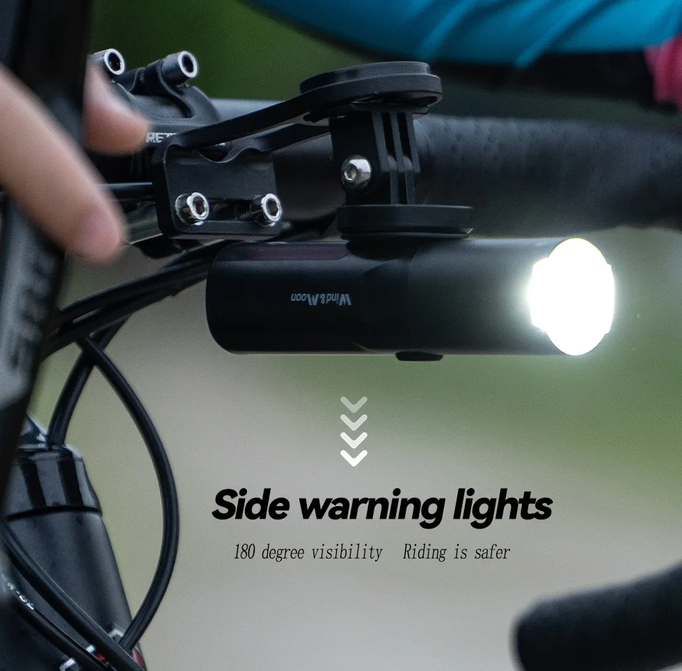 Bicycle Light super bright mountain bike headlights aluminum ultra light flashlight bicycle lights Type-C charging IP66 wat