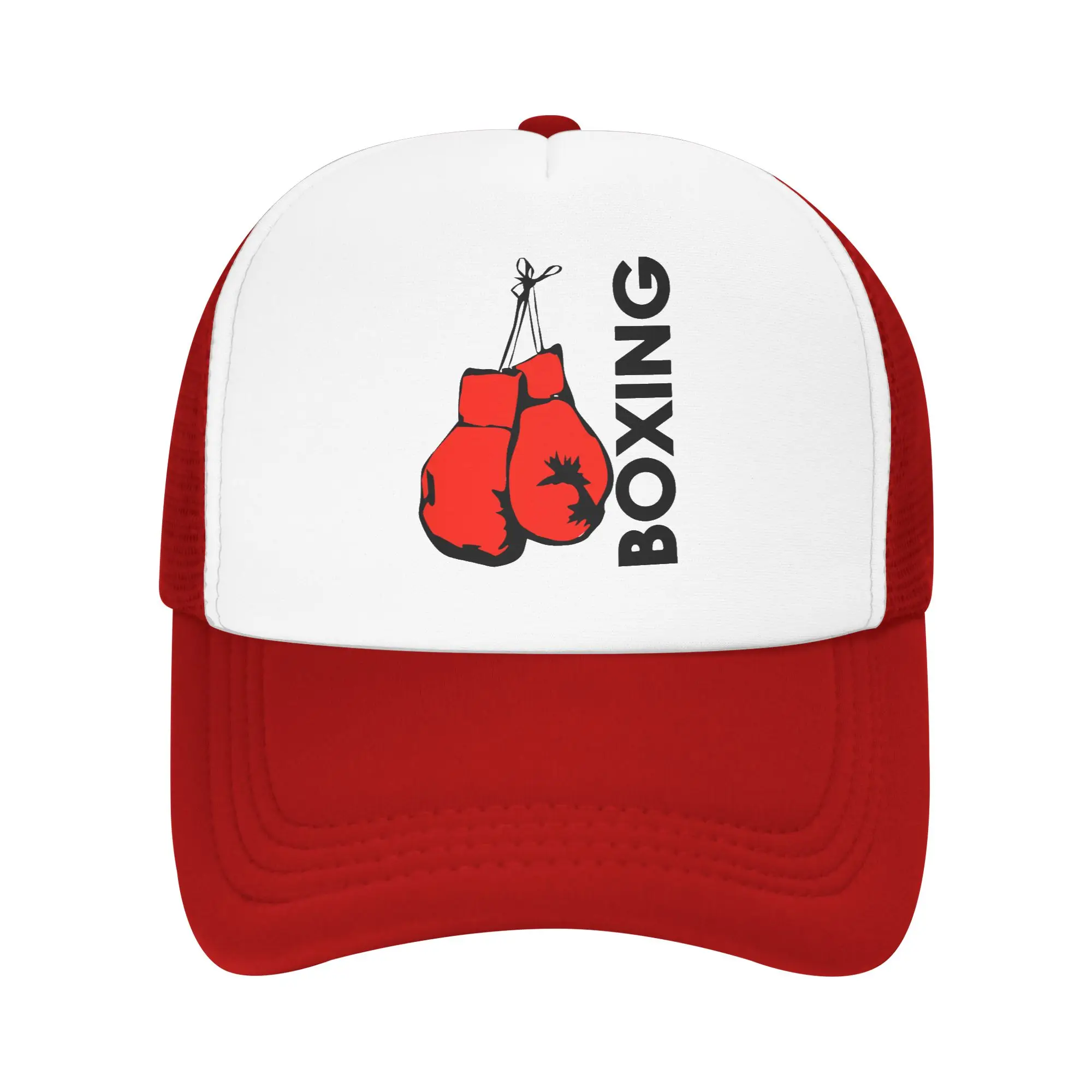 Fashion Boxing Gloves Boxer Gift Baseball Cap Women Men Breathable  Trucker Hat Outdoor Snapback Trucker Cap