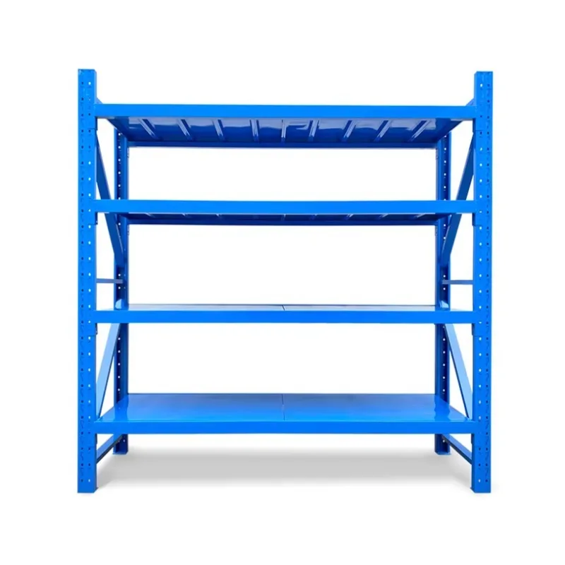 

Sturdy Heavy Duty Steel Rack Practical Warehouse Shelf Factory Goods Storing Retail Inventory Arrangement Workshop Parts Keeping