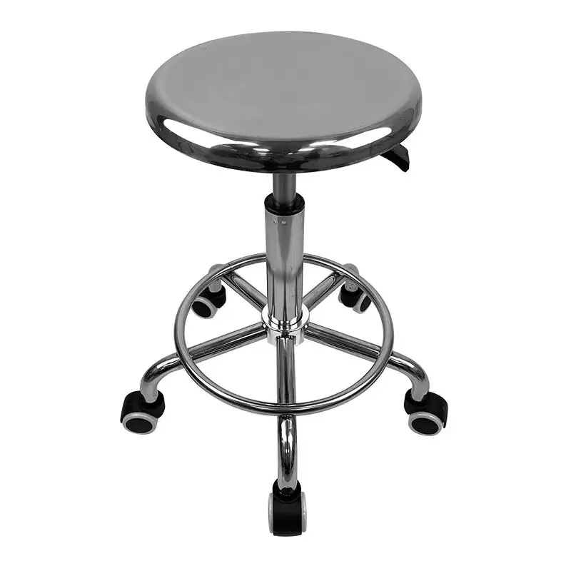 Stainless Steel Anti-static Chairs for Hospitals Modern Movable Stools Creative Breathable Laboratory Furniture for Workshops